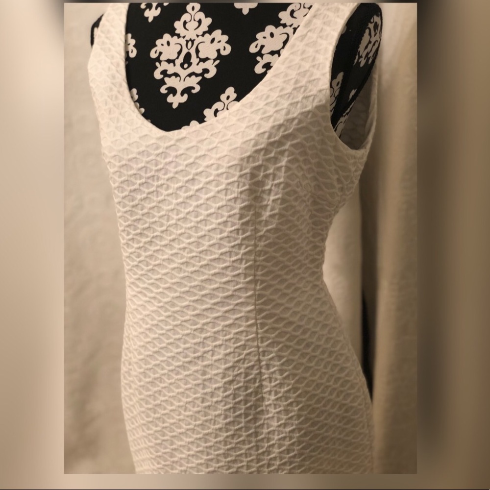 Albert Nipon white dress + jacket set size 12